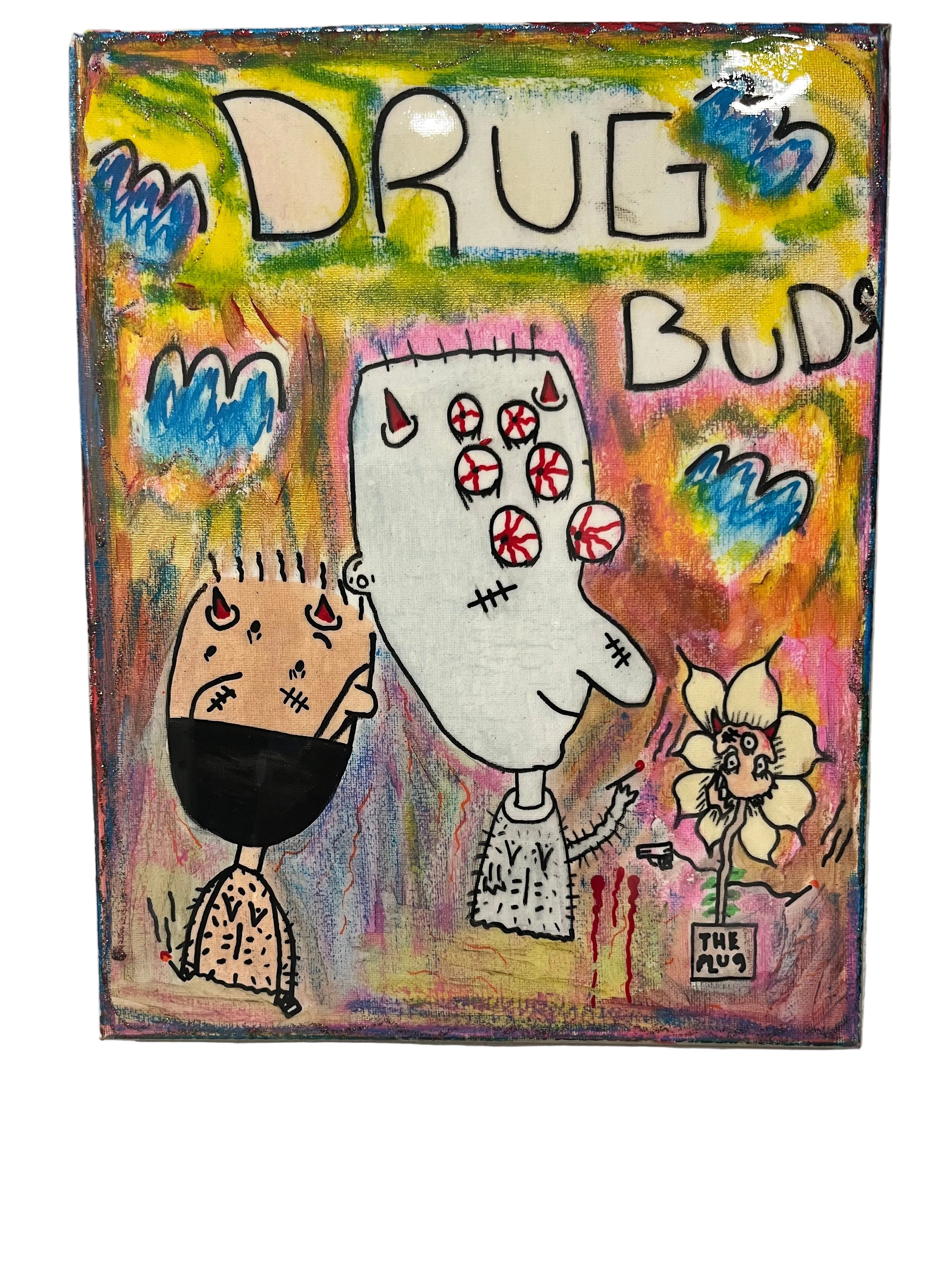 Drug buds painting