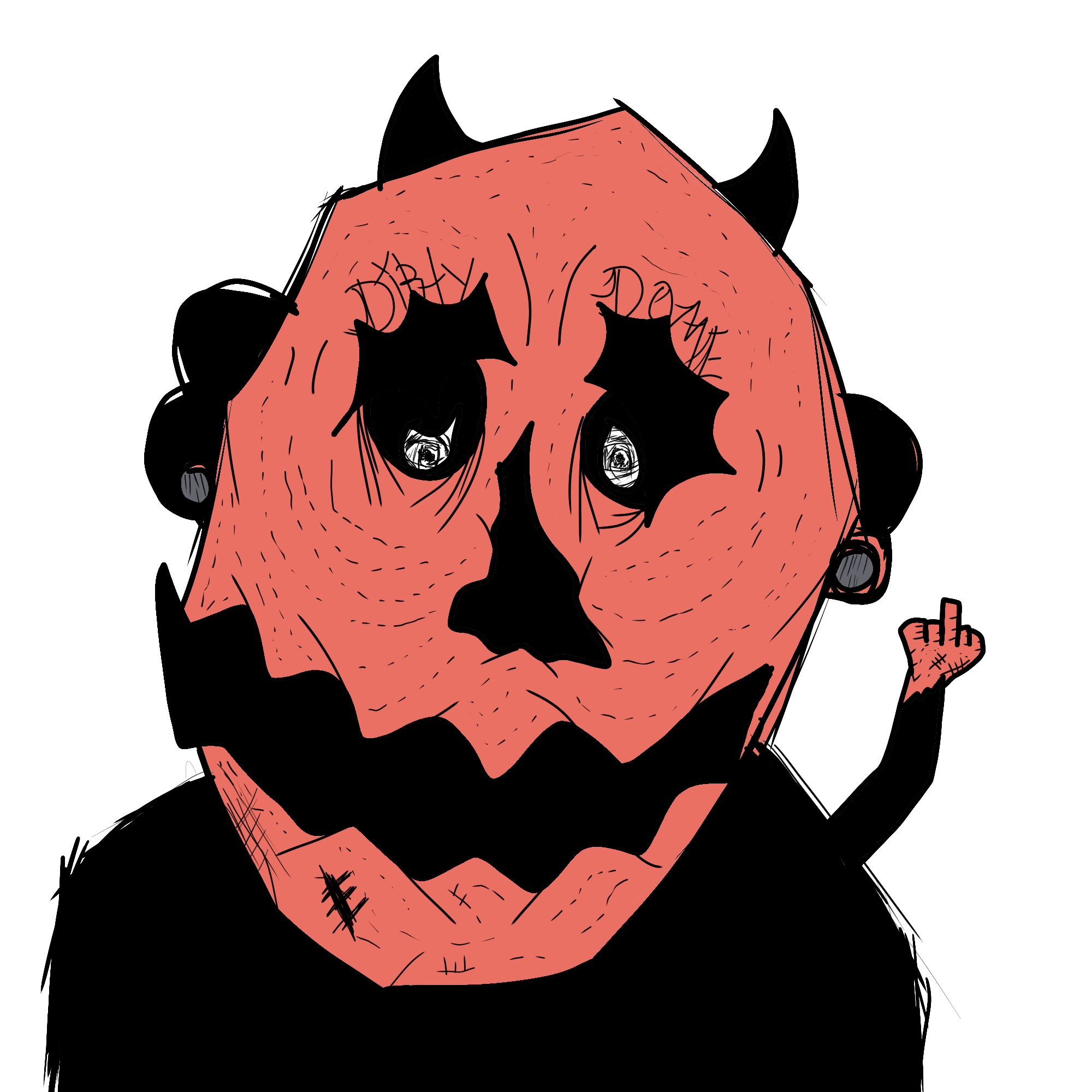 Pumpkin head t shirt size medium
