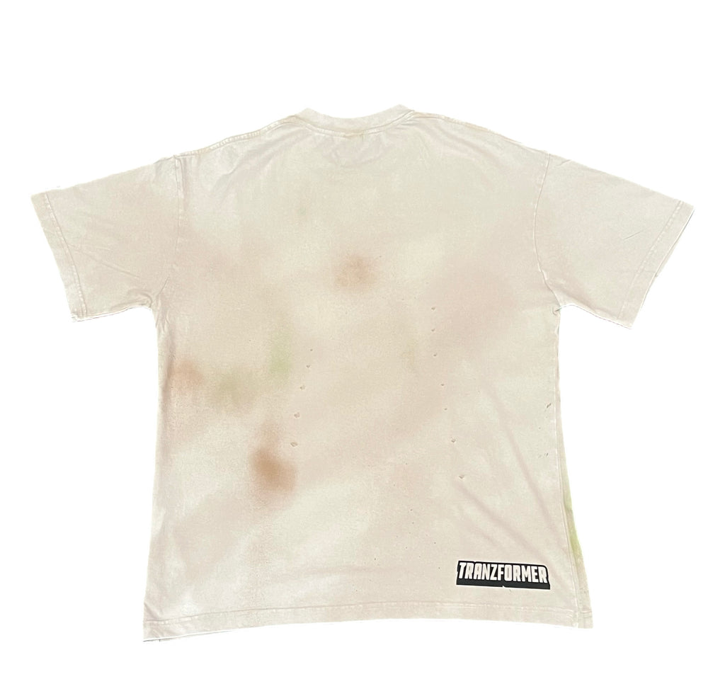 Heart head family distress T-shirt size medium