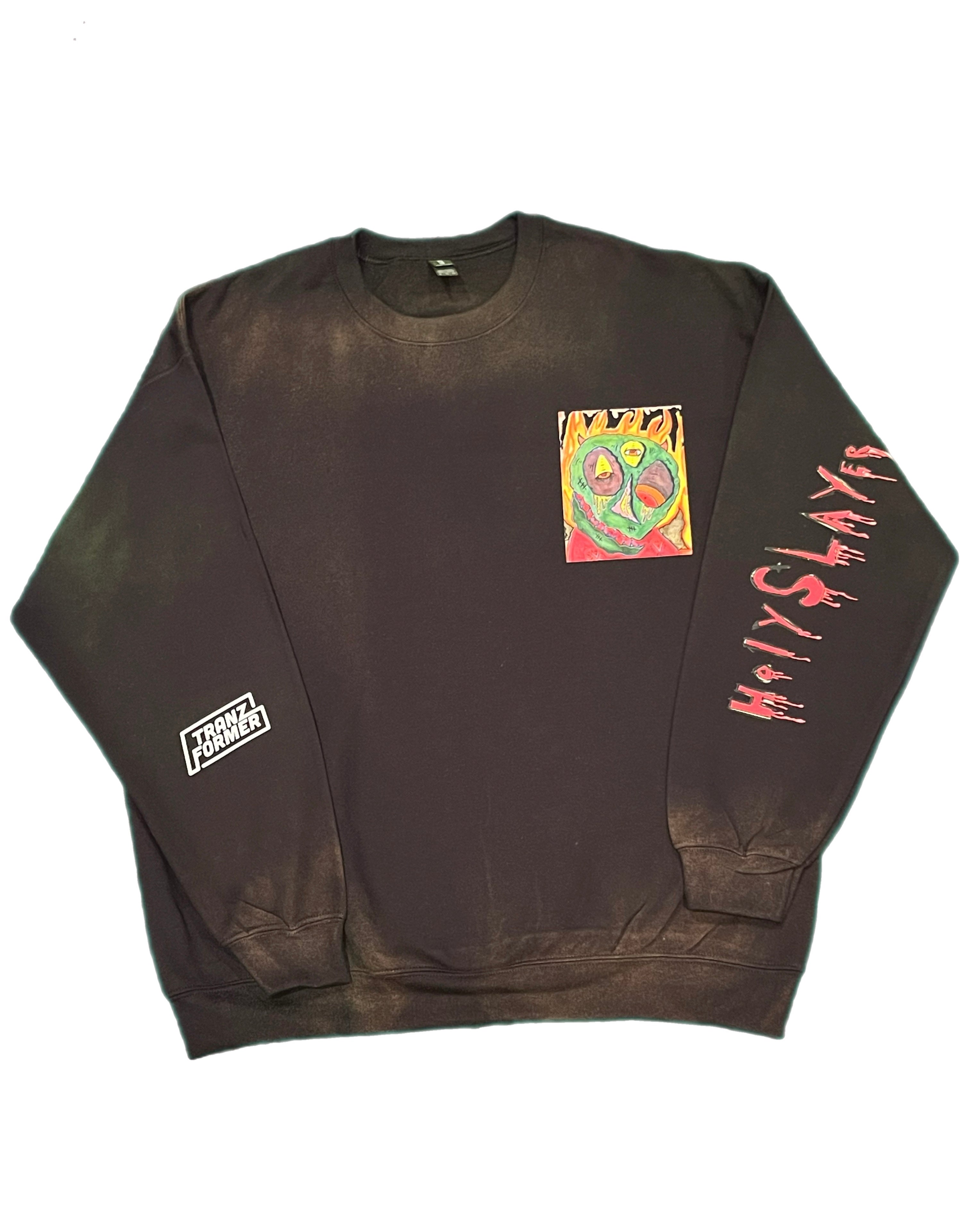 Holy slayer fire pit crew neck size large xl