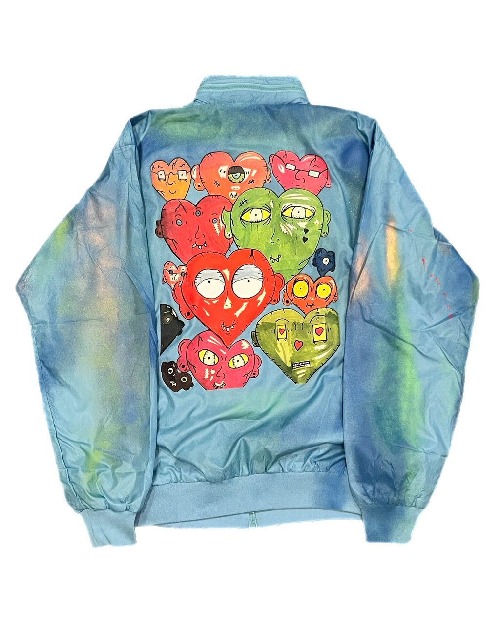 Heart head fire pit wind breaker size large